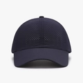Navy blue breathable mesh baseball cap with laser-cut holes and quick-dry fabric - Adjustable / Navy Blue