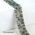 Chlorophane natural stone flat disc beads in translucent light green for DIY jewelry - 2x4mm Spacer Beads (Approx. 150 Beads/Strand) / Chlorophane