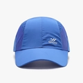 Blaue schnelltrocknende Baseballkappe mit atmungsaktivem Netzgewebe und Sport-Logo für Sonnenschutz - Himmelblau