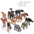 Set of 12 prehistoric animal figurines including mammoth and saber-toothed tiger toys - 12Pcs Prehistoric Animals Set 90G
