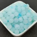 8mm light blue gradient glass beads for DIY bracelets and necklaces in a white bowl - 8mm / A2# Blue Gradient (8MM)