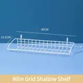 White Shallow Hanging Basket