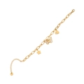 Collana a farfalla dorata con ciondoli stella e quadrifoglio in acciaio inossidabile - 2# Bracciale Stella Farfalla Trifoglio (N151) / Oro