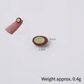 Modèle d'avocat miniature pour bricolage artisanat 1,2 cm x 0,9 cm pour maison de poupée - Demi Œuf Mariné de 1,2 cm