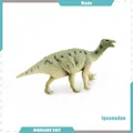 Modello realistico di dinosauro Iguanodon verde con texture della pelle e macchie marroni - Iguanodon (BL-5243)