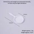 Miniature white dollhouse frying pan model toy in 5.4cm length for kitchen role play - White - Frying Pan