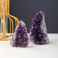 Natuurlijke amethist cluster geode monsters voor interieurdecoratie en verzamelingen - 20-30g