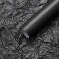 Matte black pearlescent wrapping paper roll with elegant silk texture for flower bouquets - 【Thick Pearlescent Black】20 Sheets 50*70cm