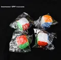 Mini portachiavi cubo 3x3 colorato senza adesivi con confezione in sacchetto OPP - Stile Cubo di Pane / Colorato