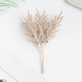 Beige faux cedar branch bundle for DIY floral wreaths and wedding decoration - Brown
