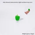 Miniature de poivron vert en résine de 1cm pour décoration de cuisine de poupée - Poivron Vert de 1,3 cm