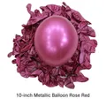 10 inch metallic latex balloon in rose red for festive party and wedding decoration - Metallic Magenta