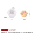 Silikonform Katzenpfote MC-247 für DIY-Bastelarbeiten und handgefertigte Harzprojekte - 1 Zoll Katzenpfote (MC-247)
