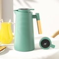 Green Nordic thermal jug with 1L capacity and smart temperature display for coffee - Smart Temp Display / 062 Cyan