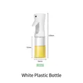 Pulvérisateur d'huile blanc 200ml en plastique avec réservoir transparent et dimensions - Style Plastique 200ml Blanc