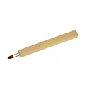 Pennello labbra retrattile portatile giallo crema con setole professionali marroni - Albicocca