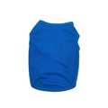 Breathable cotton pet vest in bright royal blue color for small dogs and cats - 3XL / Dark Blue