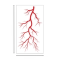 Halloween bloody vein tattoo sticker model XB-018 in 17x9.5cm size for scary effects - Vein Tattoo XB-018