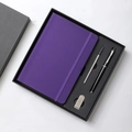 A5 Notebook + Pen + Refill + USB Gift Set Purple