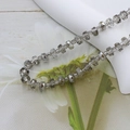 6mm faceted dark crystal glass wheel beads for necklaces and jewelry crafts - 4*6mm (Approx. 100pcs) / Smoke Gray