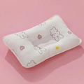 Infant orthopedic cotton pillow with cute rabbit patterns for newborn head shaping - Heart Rabbit