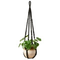 076-Cool Black Macrame