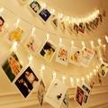 Warm white LED clip string lights for hanging photos and camping tent decoration - Photo Clip Light (warm Tone) / 1.5m 10LED Battery