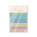 Colorful gradient stripe nail art stickers with thin and flexible texture on white background - Colorful Gradient Stripes (to 498)