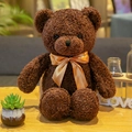 Bow Tie Bear - Coffee 30 Centimeters In Length