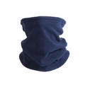 Cache-col polyvalent en polaire bleu foncé pour sports d'hiver et protection coupe-vent vélo - Taille unique / Bleu Marine