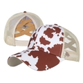 Brown and White Cow Print (B797)
