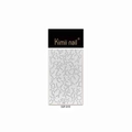 Japanese style black tribal geometry nail art stickers SSP-019 with hollow star patterns - Tribal Abstract Lines Style (SSP-019)