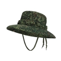 Outdoor sun hat in green digital camouflage with wide brim and adjustable chin strap - Army Green Digital Camo (9273-Army Green)
