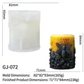 Bee and honeycomb 3D silicone candle mold for DIY soap making GJ-072 variant - Bee Honey Collection GJ-072