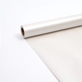 Pearlescent white matte gift wrapping paper roll with satin finish for weddings - 43CMx10M / Cream/Off-White