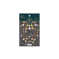5D embossed Halloween nail stickers with pumpkins, ghosts and bats, style TS-1684 - Halloween Little Devil New Embossed (TS-1684)