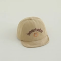 Détail de la casquette bébé en coton avec broderie ours et texte bearbaby kaki - 48-50cm(6 Mois-2 Ans) / Kaki
