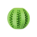 High-elasticity green pet tooth cleaning ball with grooved rubber spikes for dogs - Small 5cm Green Ball