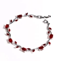 Silver - Red Stone