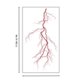 Waterproof red blood vein temporary tattoo sticker model XB-010 size 17x9.5cm - Vein Tattoo XB-010