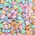 Macro shot of colorful mini resin umbrella charms for nail art and DIY jewelry making - Umbrella