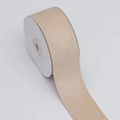 Rouleau de ruban en velours beige pour loisirs créatifs et emballages cadeaux - 4cm de Large * 5 Yards de Long / Chair