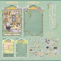 3D DIY magic alchemy scrapbooking stickers set with vintage cabinet and owl themes - Alchemy Cabinet (Vintage Curios)