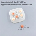 Stampo in silicone mini zampa di gatto con 9 cavità per cioccolato e fondente - Zampa di Gatto (8720) / Chiaro