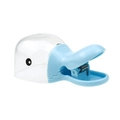 Creative sky blue whale-shaped pet food can sealer clip with spring mechanism - Duckbill Spoon Blue