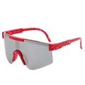 Red Frame Silver-Grey Lens