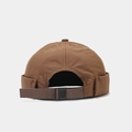 Detail of adjustable quick-dry miki hat with durable buckle and woven strap at back - Adjustable / Camel