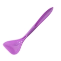 Universal purple silicone pet food spoon with a comfortable ergonomic non-slip handle - Purple Spoon