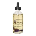 Forget Me Not Hair and Body Oil 120ml bottle with purple dried flowers and dropper - Forget-Me-Not Multi-use Oil