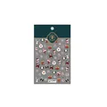Pegatinas de uñas 5D Navidad TS-931 con relieve de Papá Noel y renos decorativos - TS-931 Feliz Navidad con Relieve